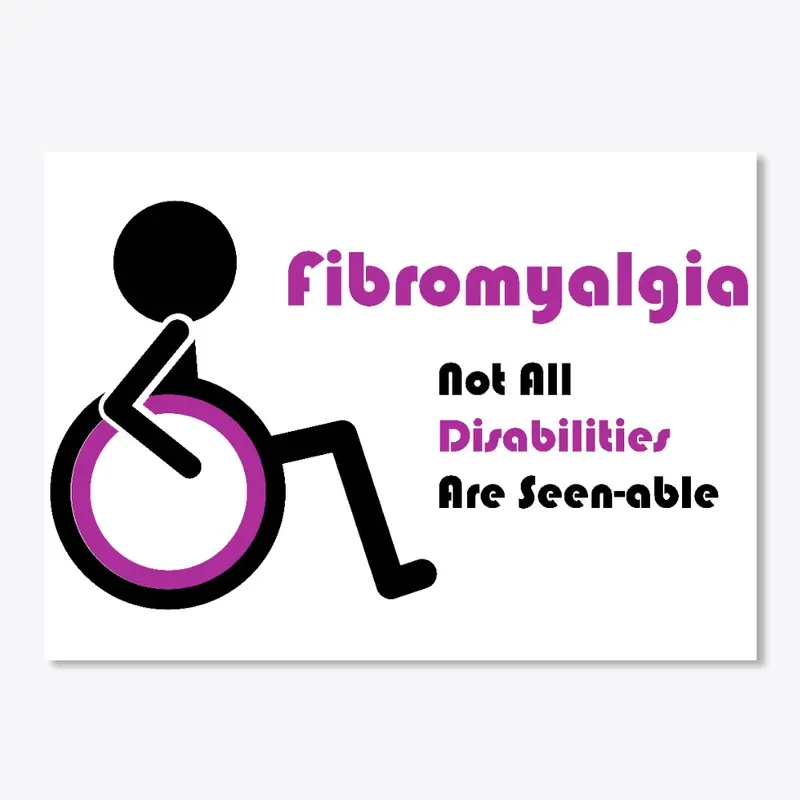 Fibromyalgia Disability Sticker